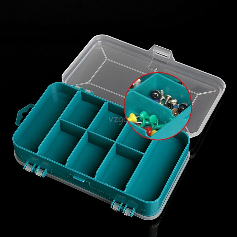 Tool Box Transparent Double-Side Multifunctional Storage Tool Case Plastic Case A11
