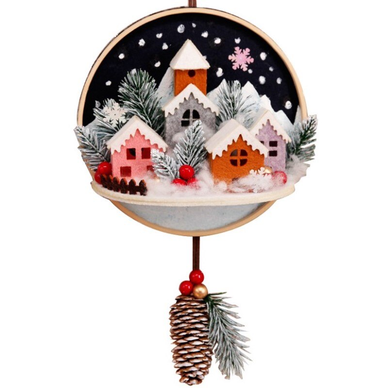 Wind Chimes DIY Handmade Dream Catcher Craft Christmas Wall Hanging Decoration