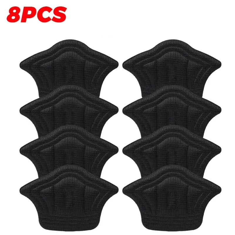 Einlegesohlen Patch Fersenpolster für Sportschuhe, verstellbare Größe, Fußpolster, Schmerzlinderung, Kissen, Einlegesohle, Fersenschutzaufkleber, 5/10 mm: M / dunkel Grau