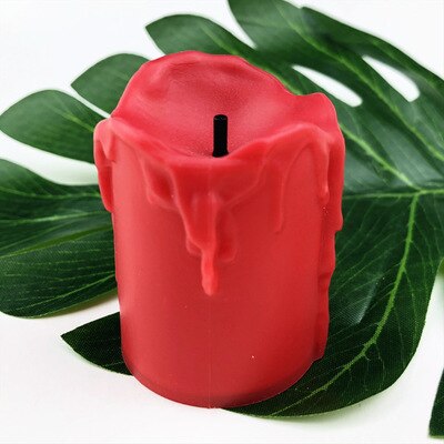 Velas de luz LED para el hogar, velas de luz, lámpara, Tealight, romántico, , votivo, batería sin llama, electrónica colorida, el mejor para el hogar, 1 ud.: red