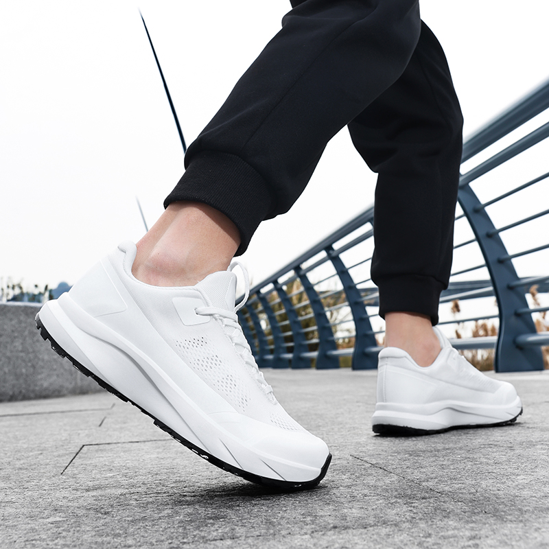 Zapatos de senderismo de goma para hombre, zapatillas de montaña para acampar, para exteriores, antideslizantes, impermeables, transpirables, para caminar y senderismo