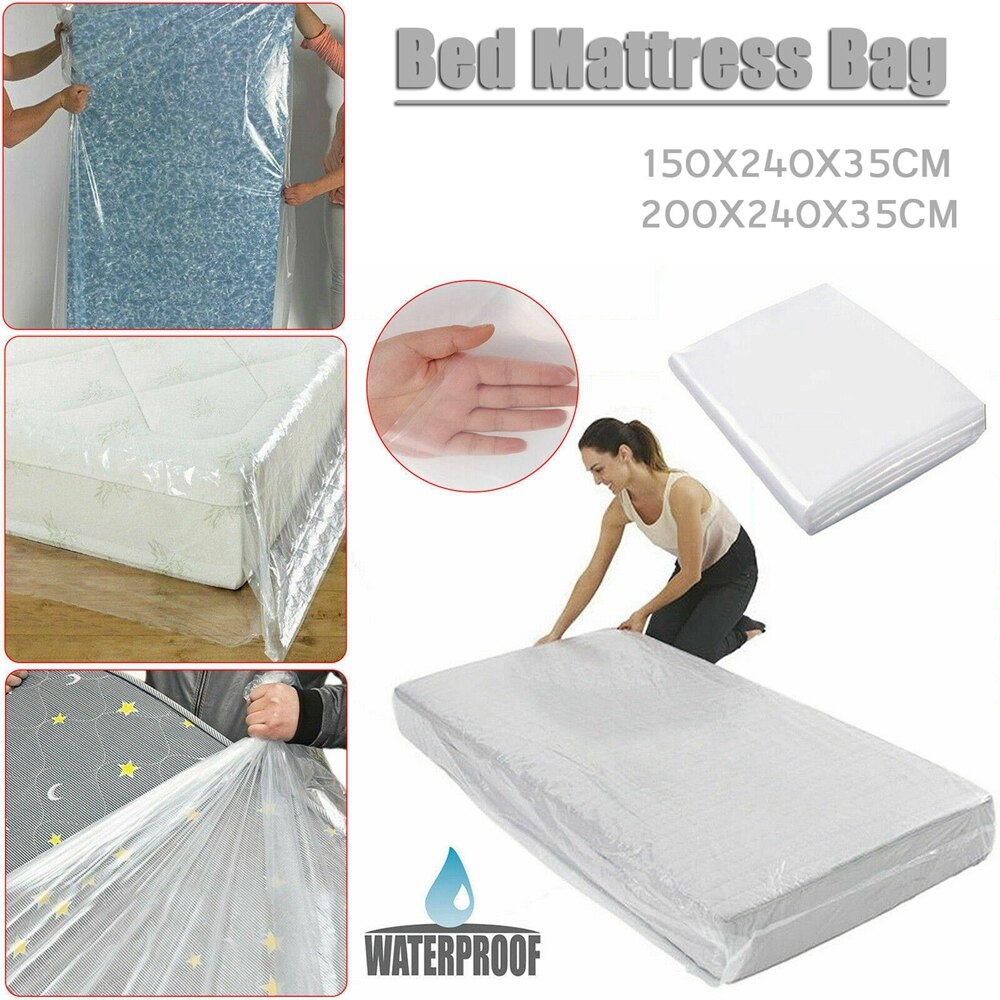S/L Enkel Dubbel Bed Matras Bag Dust Protector Storage Cover Waterdichte Matrasbeschermer