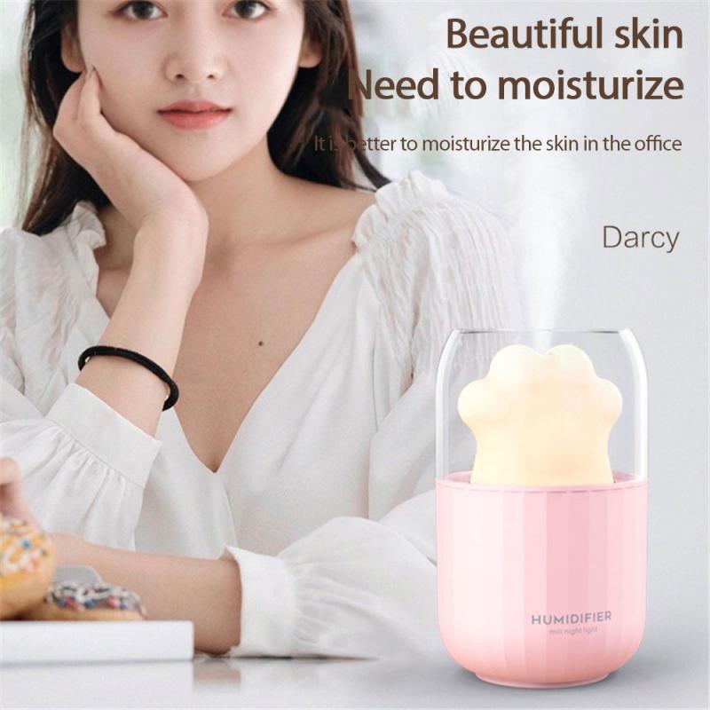 1pcs Humidifier Diffuser Air Humidifier Diffuser Essential Oils Portable Mini Humidifier Car Home LED Lamp Nano Diffuser