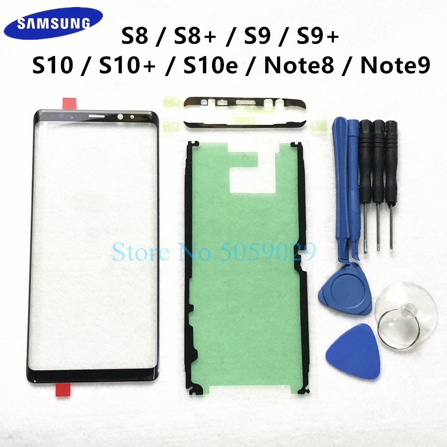 Replacement External Glass For Samsung Galaxy S8 S9 S10 S10e Note 8 9 10+ Plus LCD Display Touch Screen Front Outer Glass Lens