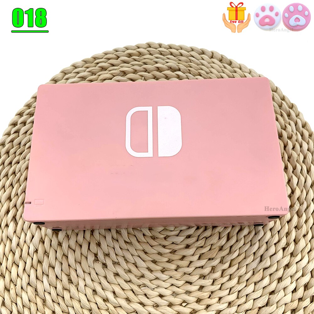 Base de carga para consola Switch TV, estación de acoplamiento limitada, color rosa, Compatible con HDMI: 003