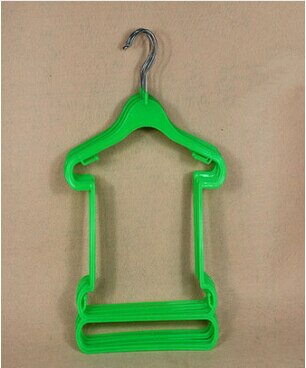 Petit cintre de body en plastique pour bébé, enfants, meilleur Style (20 pièces/lot),: Green
