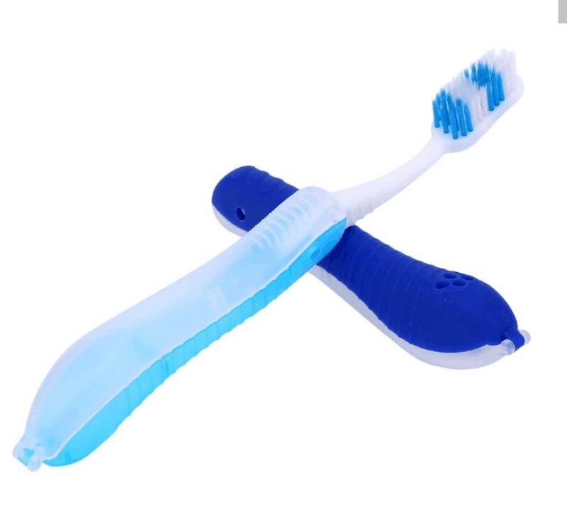 1 pièce pliable voyage camping brosse à dents jetable outil de nettoyage sescova de dente brosse dent