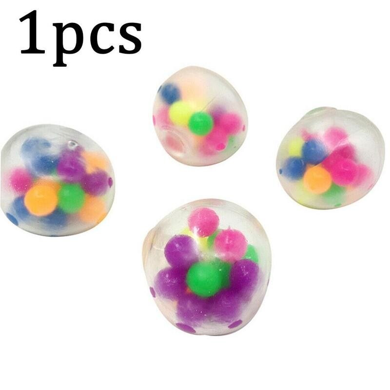 Fidget Toys Stress Balls Non-toxic Color Sensory Toy Relief Reliever Stress Stress Pressure Decompression Office Ball Ball S5N9