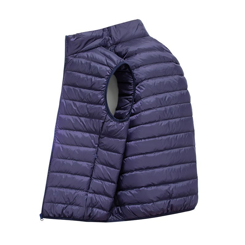 Jas Ultralicht mouwloos puffervestjack Ultradun warm lichtgewicht donsjack Vest Winter herenvestjassen