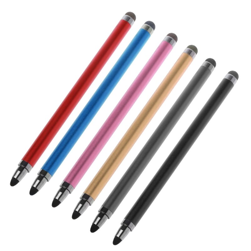 2 in 1 Touch Screen Pen Stylus Capacitance Pen Disinfection Alcohol Pen Fiber W0YE