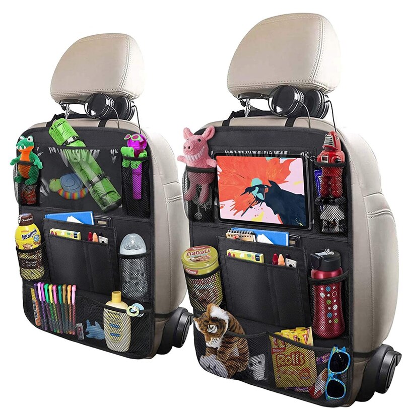 Draagbare Autostoel Terug Organizer Multi-Pocket Storagebag Tablet Houder Auto Interieur Accessoire Opbergen Opruimen Storagebag