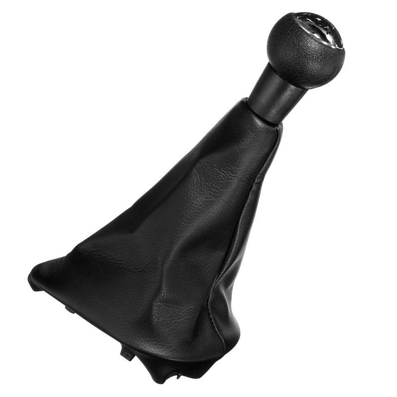 5- versnellingspookknop met leren hoes voor de peugeot 207 307 cc 308