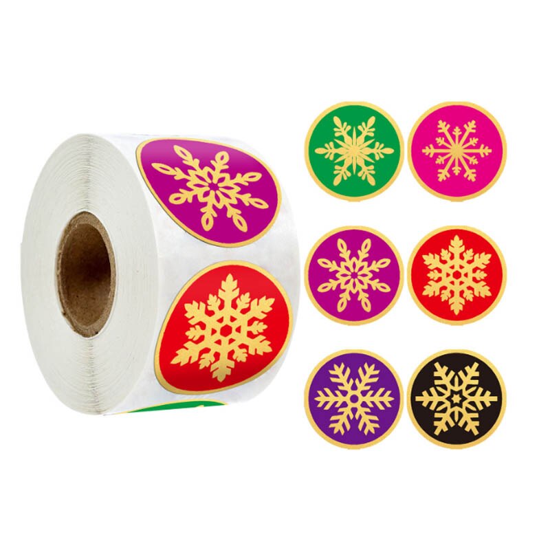 Merry Christmas DIY Handmade Sticker Package Thank You Label Sealing Stickers Party Festive Decor Supplies Children Adult: A5