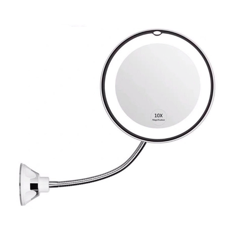 Makeup Vanity Mirror with 10X Lights LED Magnifying Mirror Cosmetic Mirrors Light Magnification LED Make Up Mirrors Grossissant