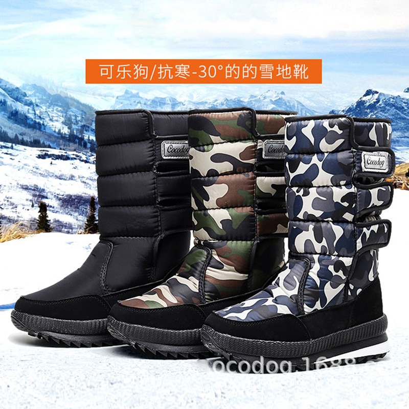 Women Snow Boots Platform Winter Boots Thick Plush Waterproof Non-slip Boots Women Winter Shoes Warm Fur Botas mujer