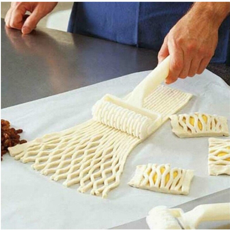 Creatieve S/M/L Gebak Pizza Roller Cutters Plastic Mesh Messen Cracker Plakjes Broodjes Bakken Tools Deeg Rooster snijgereedschap