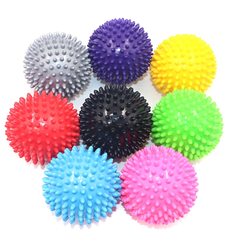 Durable PVC Spiky Massage Ball Trigger Point Sport Massage Ball Roller Pain Relief for Body Yoga Fitness Pilates Muscle Foot