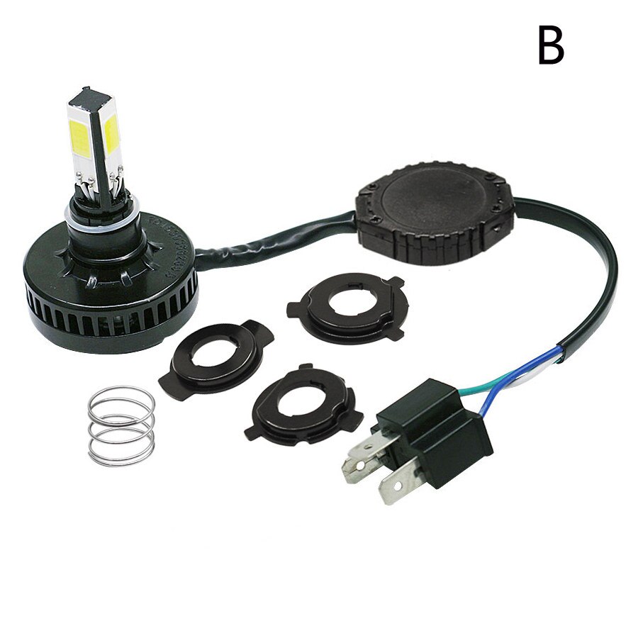 Luz Led blanca para faro de motocicleta H6 H4, Ba20d DC12v, bombillas para faro delantero de moto, luz alta y baja de 24W, 3000LM, novedad
