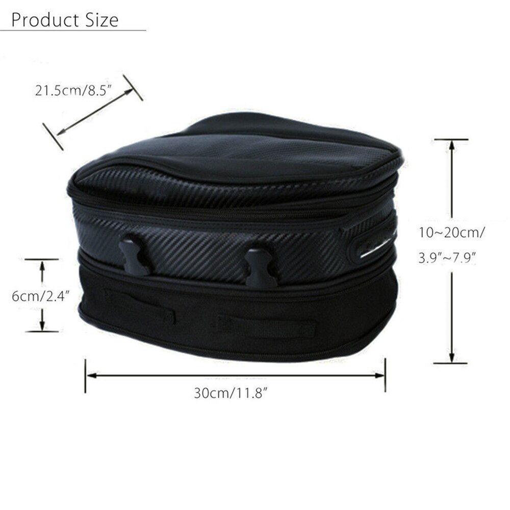 Motorcycle Dual Sport Bag Fuel Tank Top Case Tool Luggage Backpack 7.5L~10L