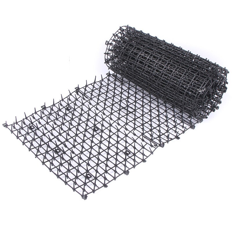 Rete anti-gatto da giardino in plastica prevenire la stuoia della spina del gatto rete protettiva multifunzionale della rete di protezione delle piante dell'orto: L  400cmx28cm