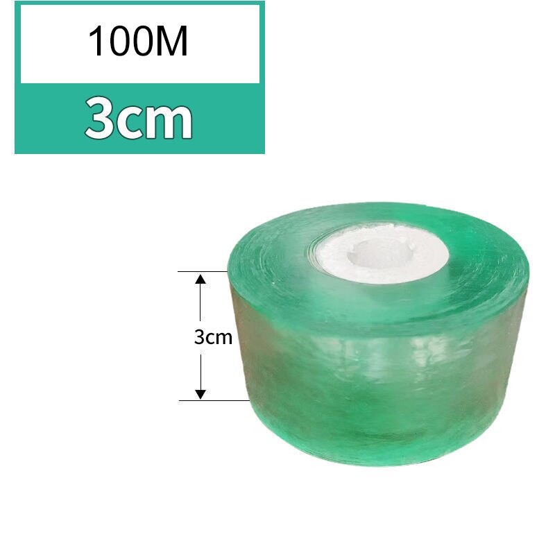 100m ruller podetape strekkbar selvklebende podefilm frukttrepodeverktøy hagebindstape: 3cm