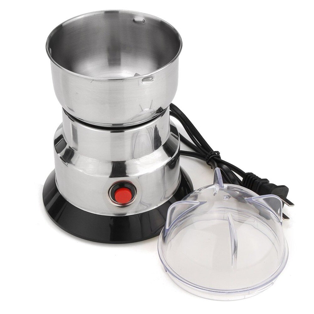 Moulin électrique multi-usages pour herbes, épices, noix et grains de café, avec lames en acier inoxydable, machine à moudre domestique