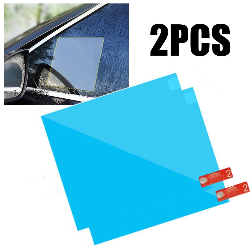 Auto Beschermende Film Anti Water Venster 175*200 Mm Blauw Anti Fog 2 Pcs Tool