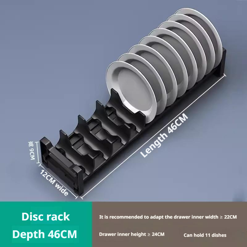 Pojemnik robić szuflady kuchennej, przegródka robić szafki, wbudowany stojak na naczynia, organizer na miski, pałeczki, talerze, uchwyt na sztućce, ociekacz na naczynia.: MULTI