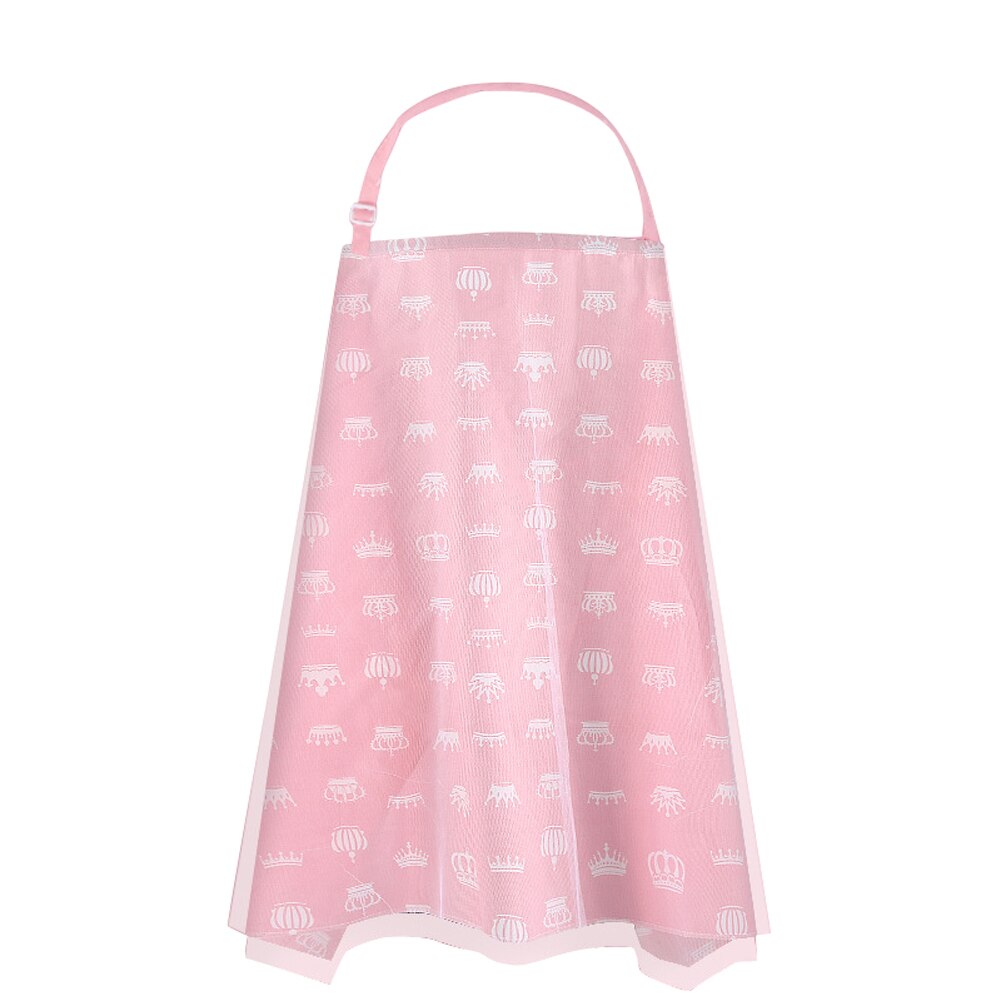 Printed Nursing Cover Double Layer Mesh Fish Net and Cotton Anti-glare Privacy Protection 360° Surround Baby Feeding Accessories: 4
