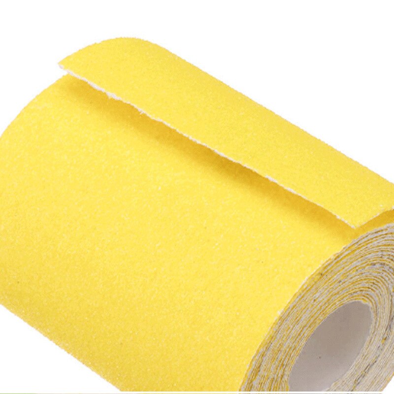 Grit 40 60 80 120 180 5M Fast Sandpaper 1pc Yellow Aluminium Oxide Sanding Roll Woodwork Metalwork Hand Abrasive Tool