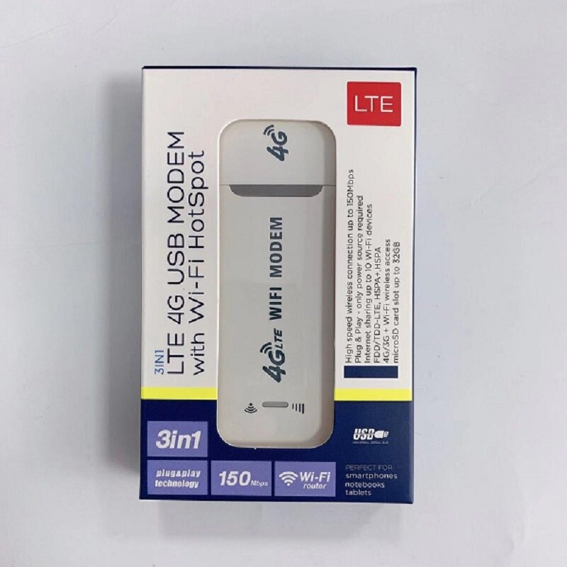 4g usb bil-modem netværk dongle sim-kort-stick ulåst wifi router