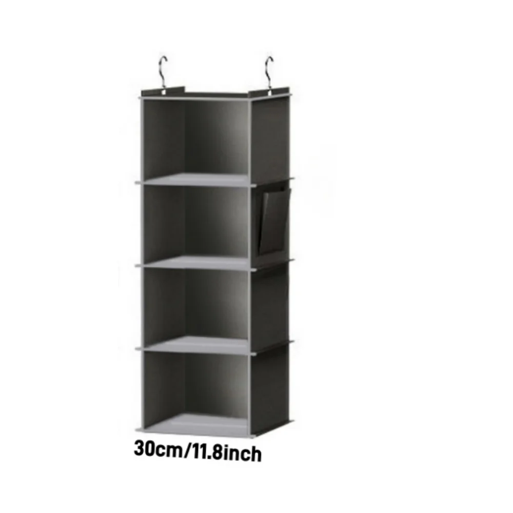 Soporte organizador de almacenamiento de ropa colgante para armario, organizador de guardarropa plegable, bolsa de almacenamiento de ropa y comestibles para armario,: XL / Amarillo claro
