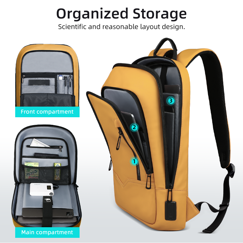 HK Multifunctionele damestassen Waterdichte 15,6 inch laptoprugzak met USB Lichtgewicht reiszak voor dames