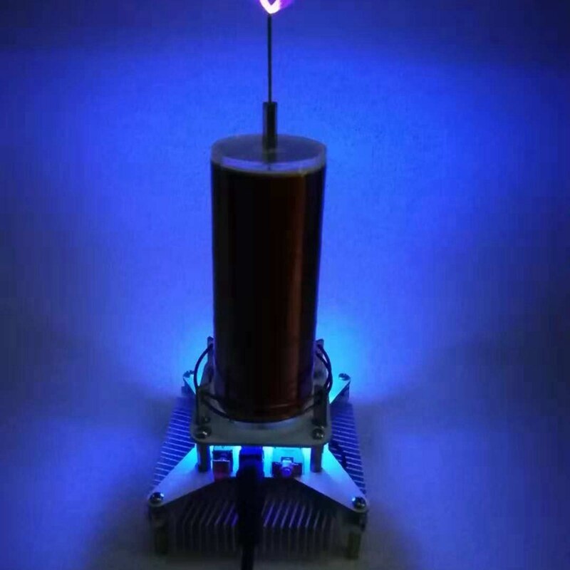 Tesla Coil Music Ion Windmill Garland Wireless Transmitter Station Physical Coil Ion Windmill Electric Coil(US Plug)