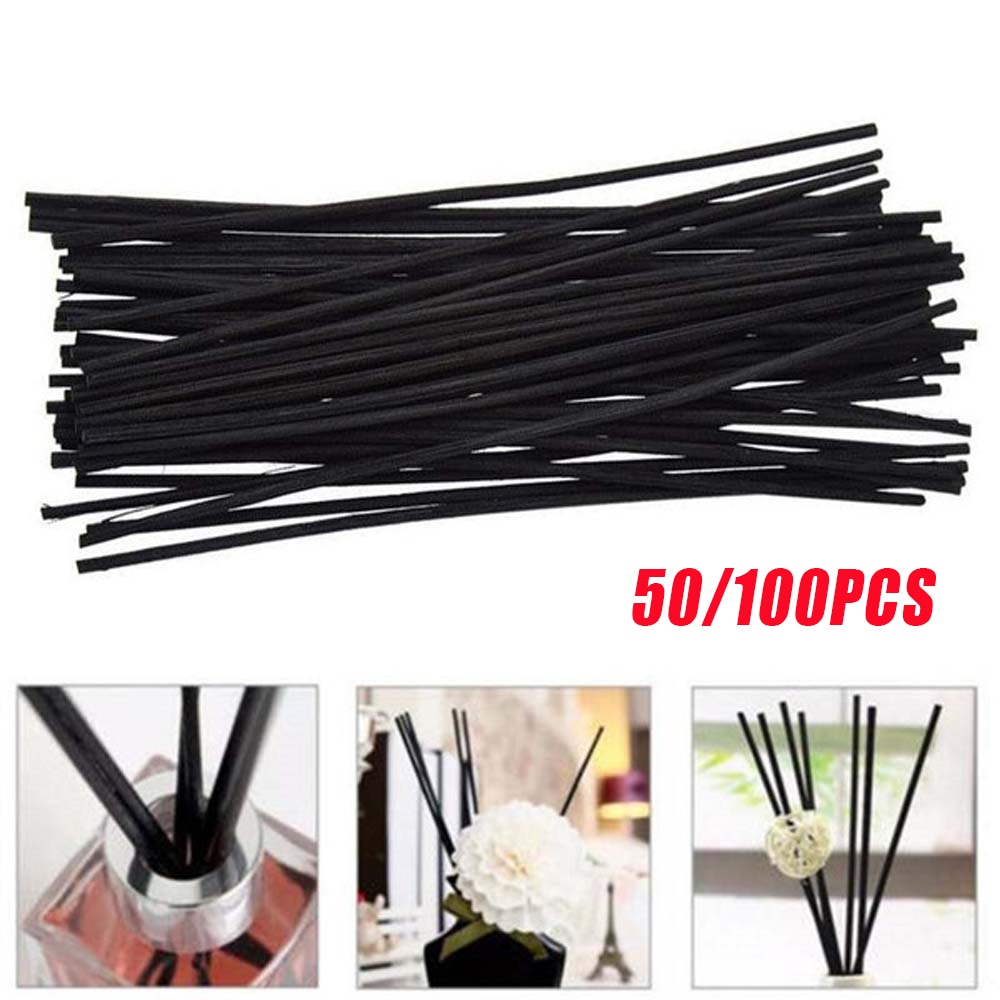 20pcs 3mm Reed Diffuser Replacement Stick DIY Handmade Home Decor Extra Thick Rattan Reed Oil Diffuser Refill Sticks