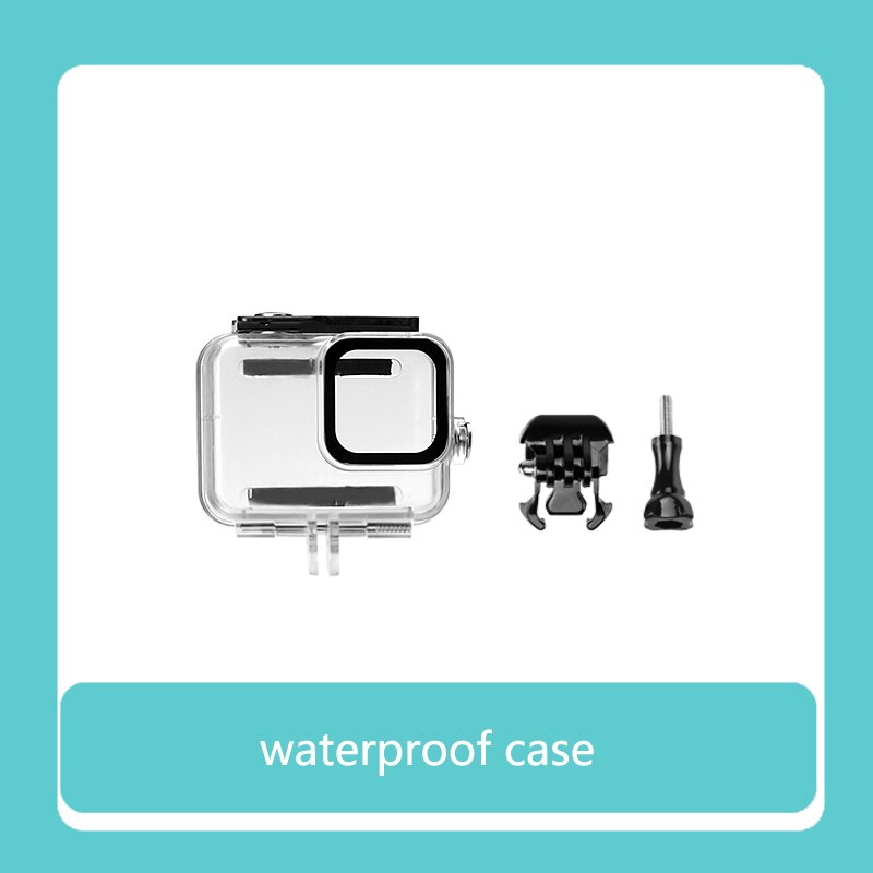 Voor Gopro hero 8 zwart Waterdichte Behuizing Case Onderwater Protector Case Cover Behuizing Shell voor GoPro hero 8 Camera Accessoires