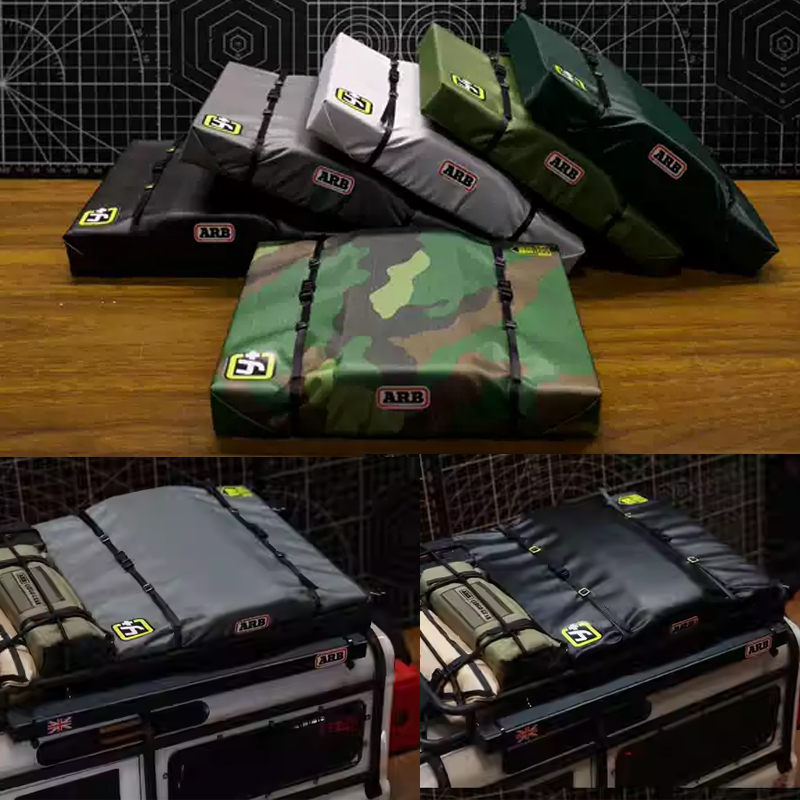 Gesimuleerde Daktent Tas Waterbestendig Tent Versieren voor 1/10 RC Crawler Auto AXIALE SCX10 Traxxas TRX4 Defender Bronco RC4WD Onderdelen