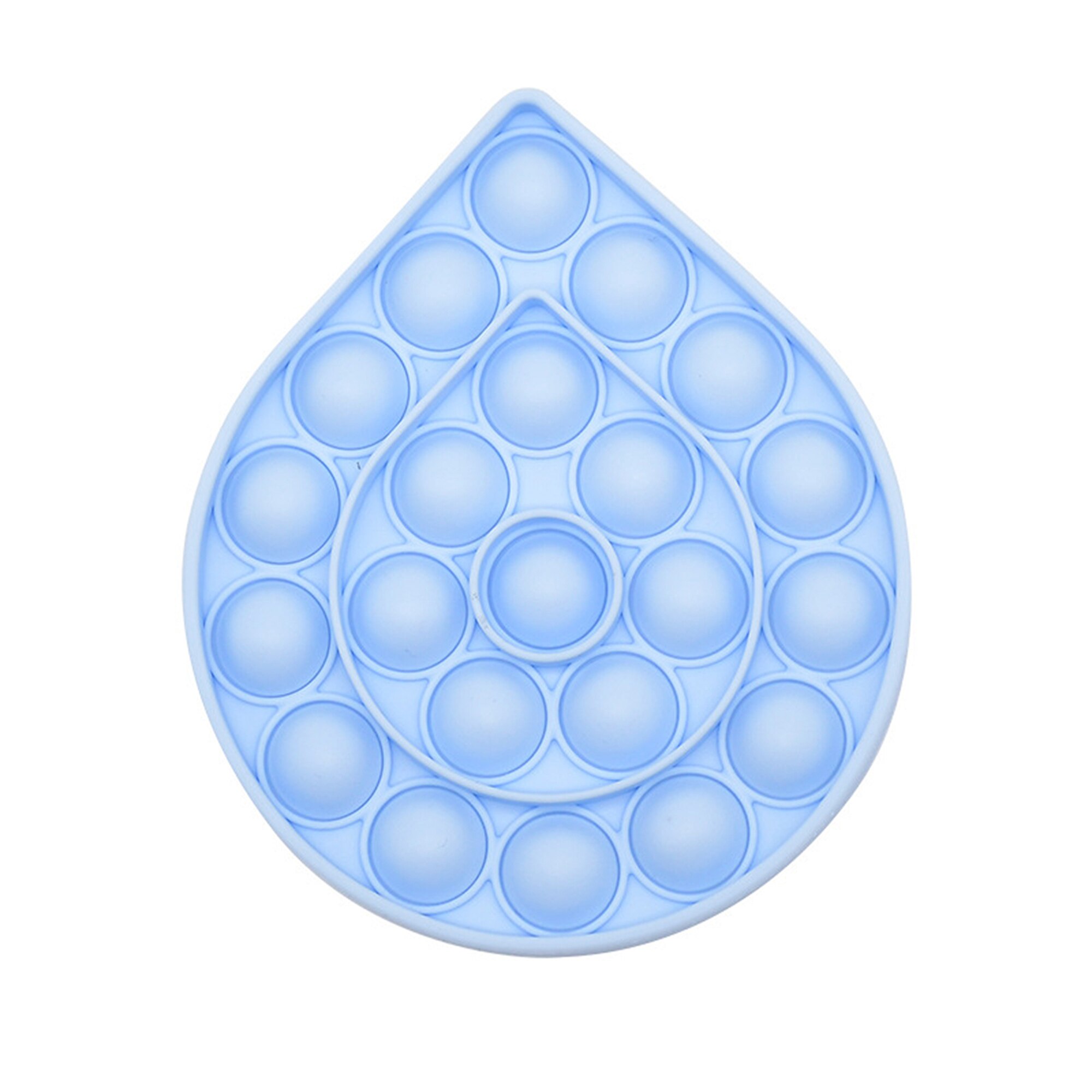 freundlicher Spielzeug drücken Pop blasiert Sensorischen Spielzeug Autismus Bedürfnisse Squishy betonen Spielzeug Erwachsene Art Lustige Anti-betonen Pop Es zappeln Reliver betonen: Blau