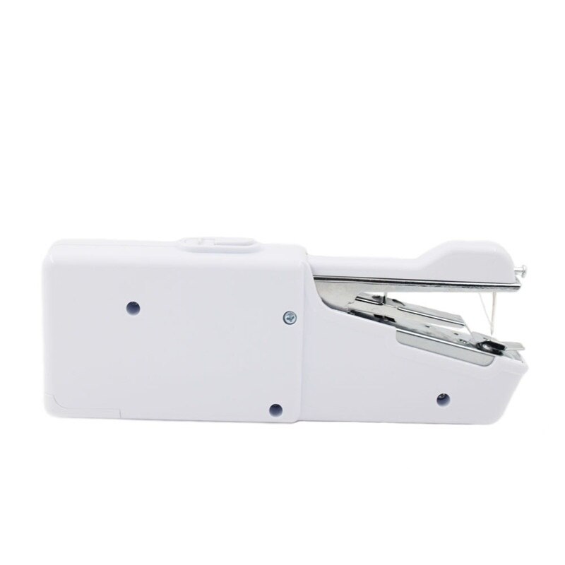 Mini Portable Sewing Machine Manual Foot Walking Foot DIY Apparel Sewing Needlework Hand-Held Clothes Handwork Fabric Tools: Default Title