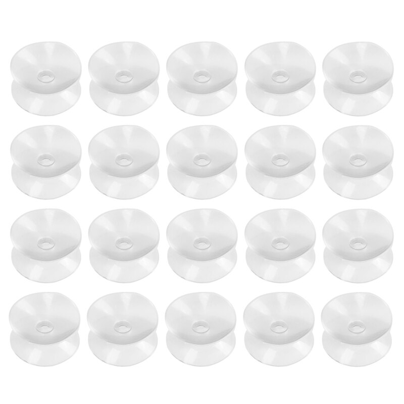 Ventouses Double face pour verre, plastique, 30Mm de largeur, 20 pièces: Default Title