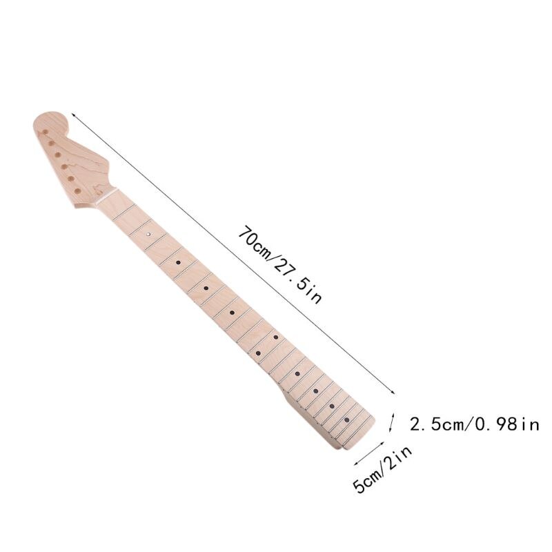 full maple wood electric guitar neck model neck H58D