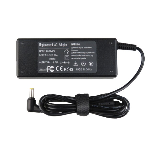 Zoolhong 19 V 4.74A 5.5*1.7 Laptop Adapter AC Charger Batterij Voeding Voor Acer