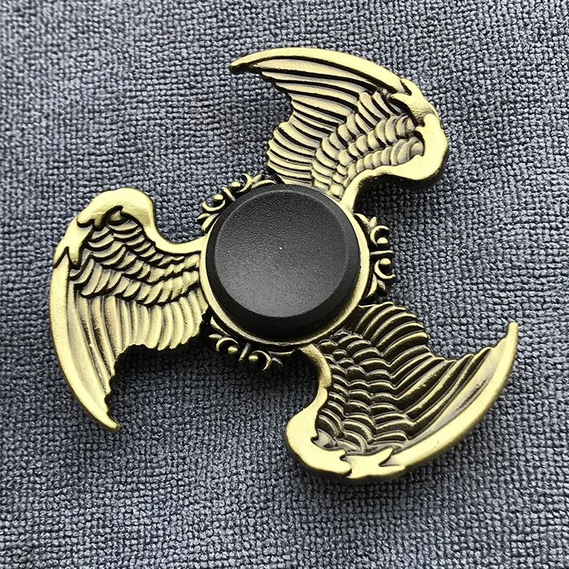 Bronze Farbe Metall Fidget Spinner R188 Stumm Lager Legierung Hand Spinner Stress Relief Dekompression Spielzeug für Kinder Erwachsene: Lila