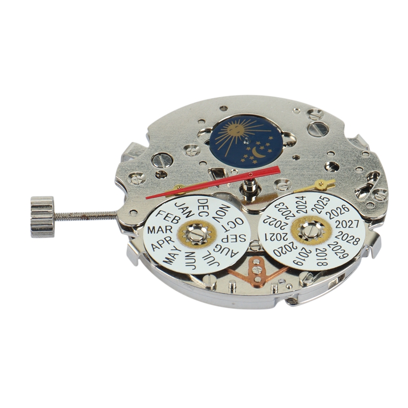 Fase lunar multifuncional, día, gaviota, ST1655, movimiento mecánico automático