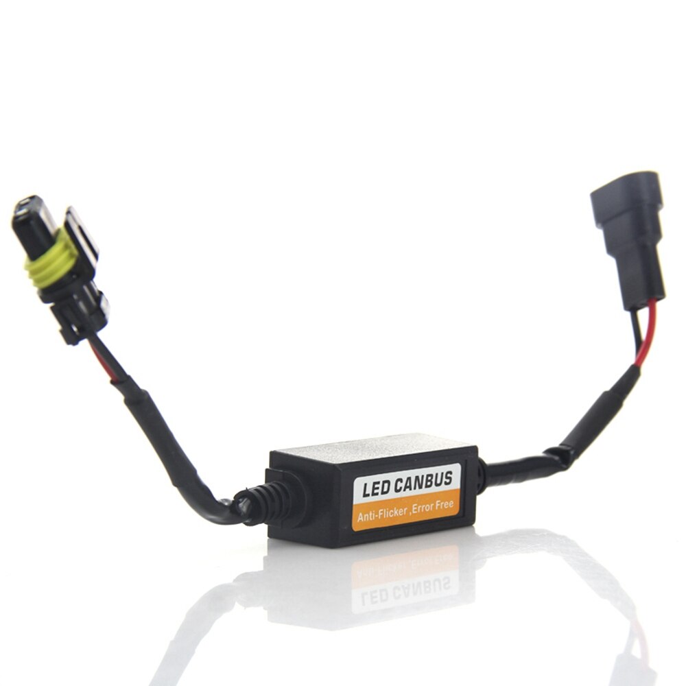 Decodificador led H7 can bus, condensador de cancelación de alarma, cableado de resistencia antiparpadeo, Canbus H4, sin errores H1 H3 9005 9006