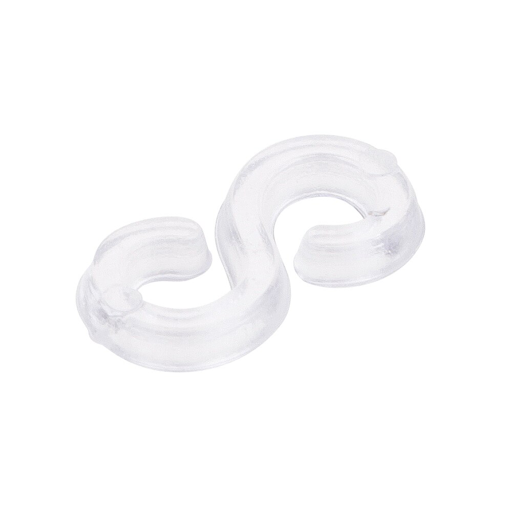 24 stuks Plastic transparant s-knop Loom Kit DIY Rubberen Band Armband Geweven S Clips Connectors Vullingen