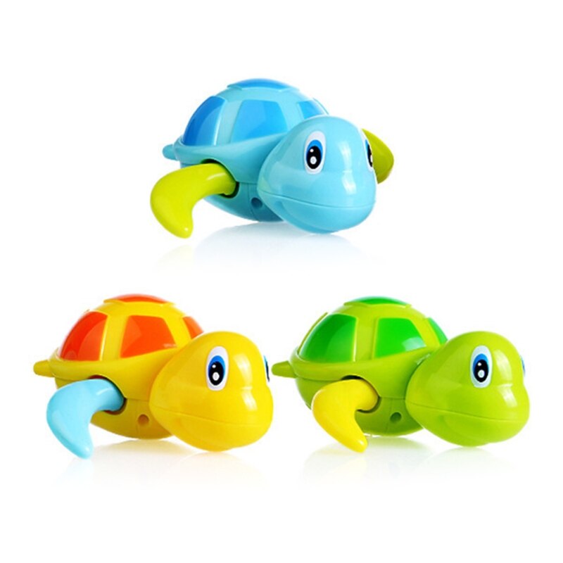Leuke Cartoon Peuter Bad Speelgoed Wind-Up Schildpad Badkamer Baby Clockwork Dier Kleine Schildpad Hippo Vis Vormige Zwemmen: A