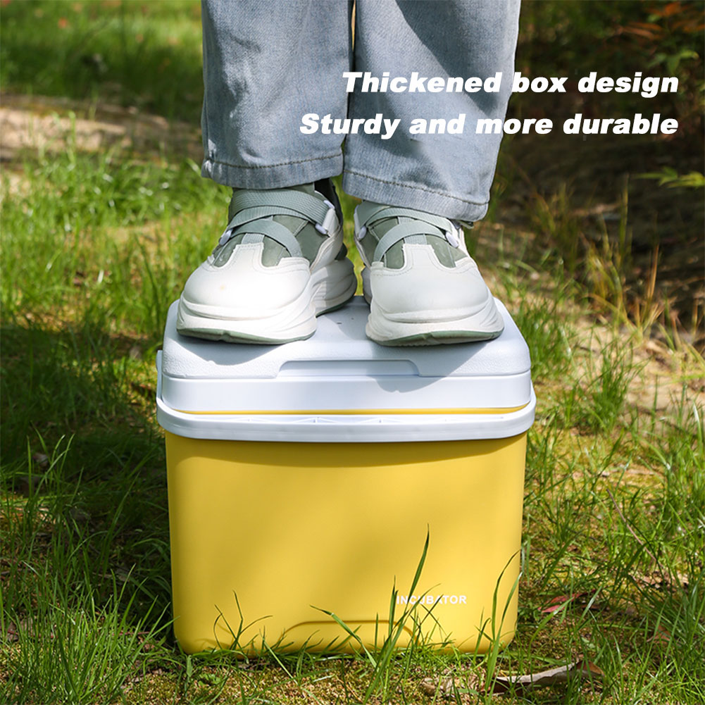 15L Insulated Ice Chest Portable Ice Bucket Outdoor Hard Cooler for Camping Picnic Beach Drink Beverage Fishing