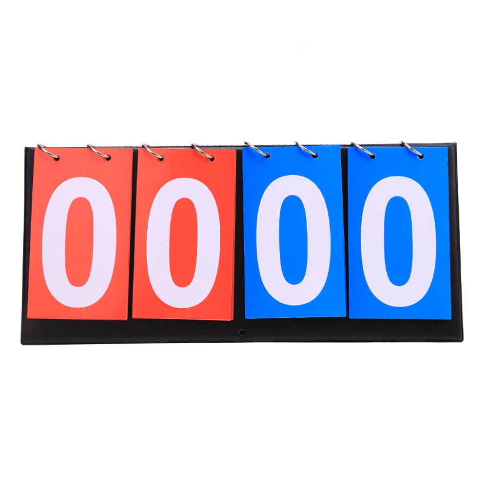 2 /3 /4 Digits Scoreboard Sports Scoreboards for Tennis Basketball Badminton Football: 4 Digits