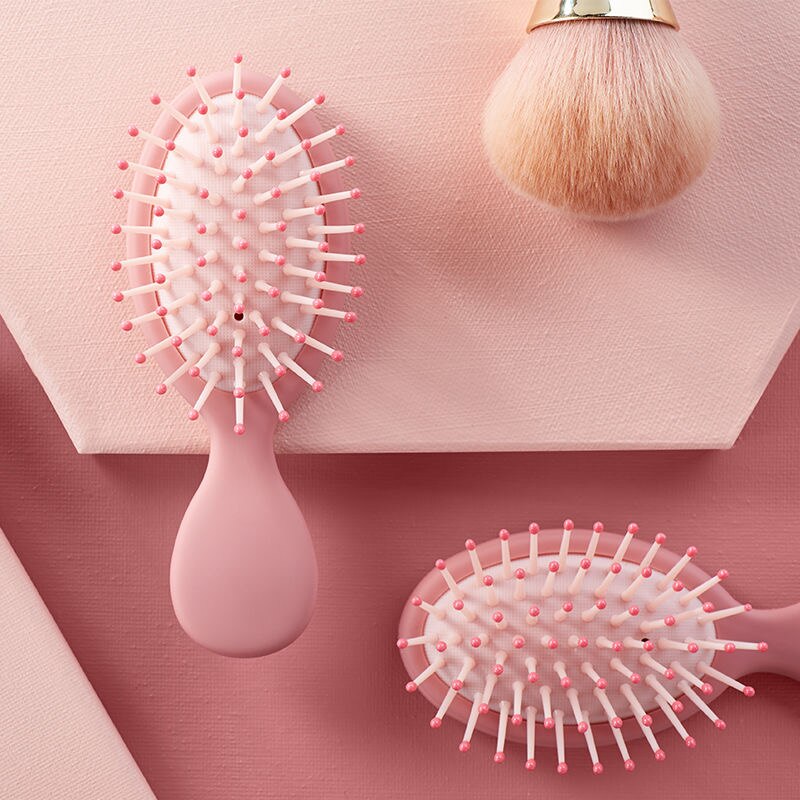 Freeship Mini Air Cushion Comb Travel Curly Hair Comb Home Air Cushion Massage Comb Home Men and Women Style Hair Rolling Comb